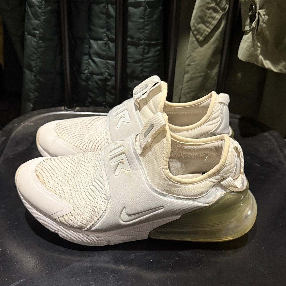 Nike Air Max 270 Extreme White Metallic Silver (GS) - Picture 3 of 6
